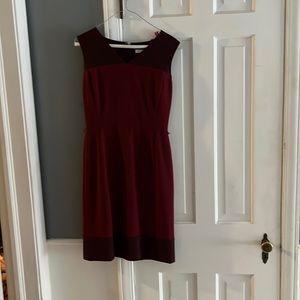New York and company shell dress with a darker tone on top and lighter on bottom